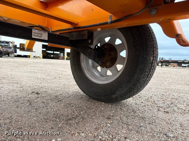 image for item NJ9128 2015 Solar Tech Silent Sentinel arrow board trailer