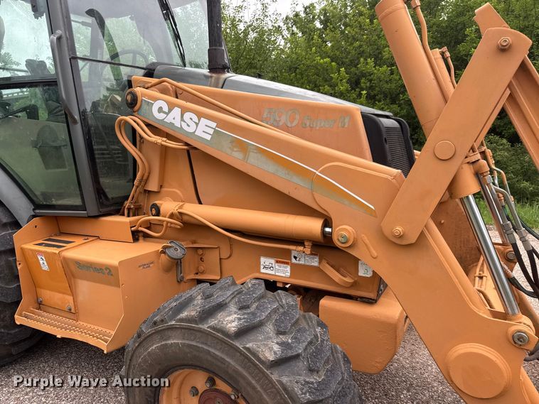 image for item NJ9168 2005 Case 590 Super M Series 2 backhoe