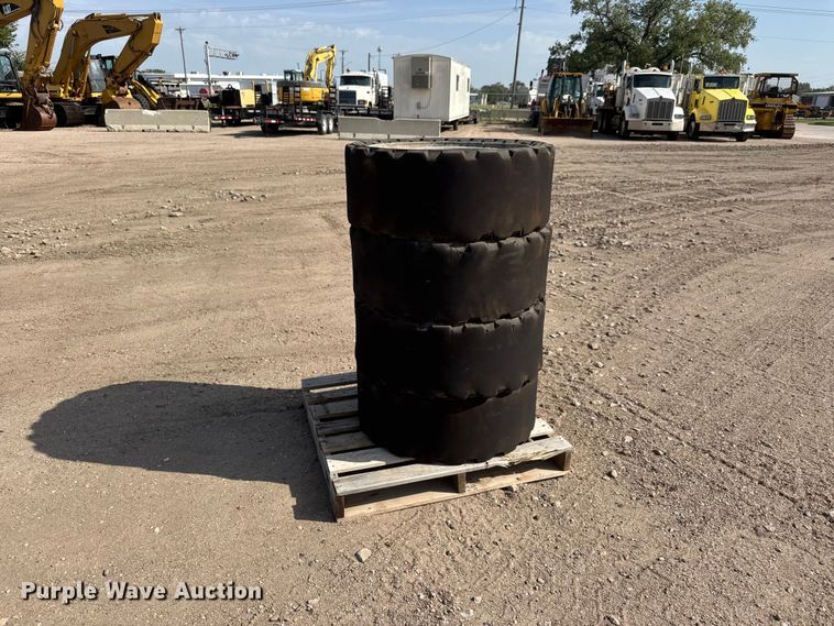 image for item NJ9182 (4) Dobermann skid steer tires and wheels