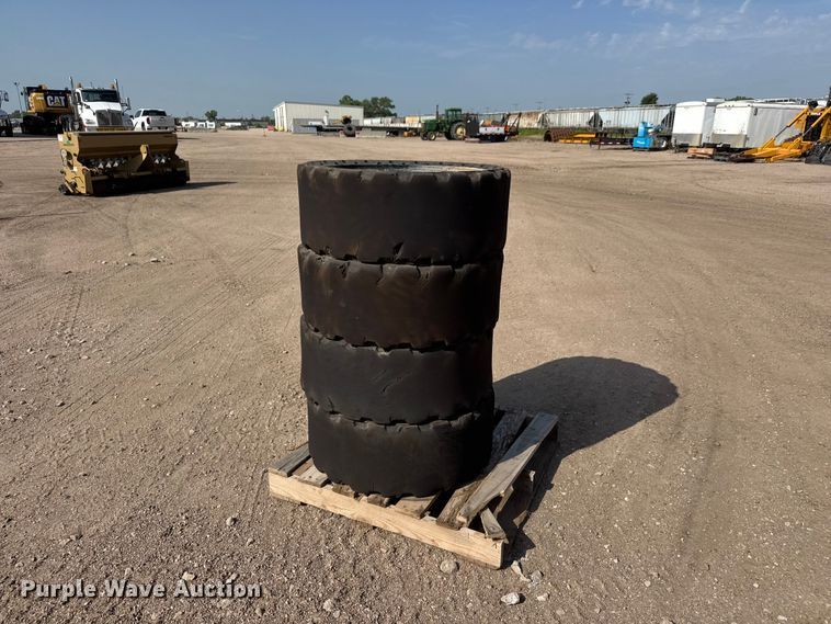image for item NJ9182 (4) Dobermann skid steer tires and wheels