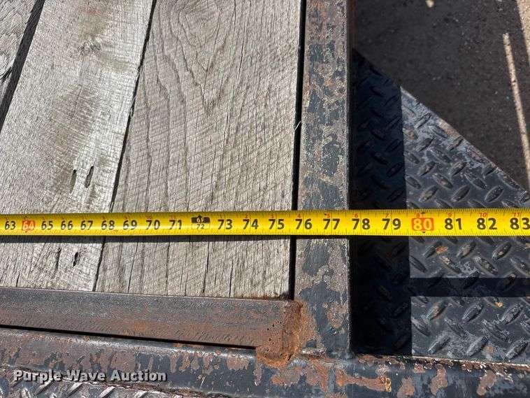 image for item NJ9188 2015 Kauffman tilt deck equipment trailer