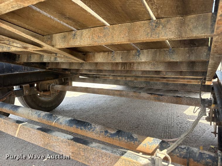 image for item NJ9188 2015 Kauffman tilt deck equipment trailer