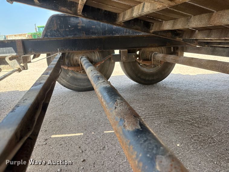 image for item NJ9188 2015 Kauffman tilt deck equipment trailer