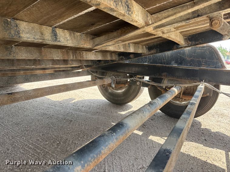 image for item NJ9188 2015 Kauffman tilt deck equipment trailer