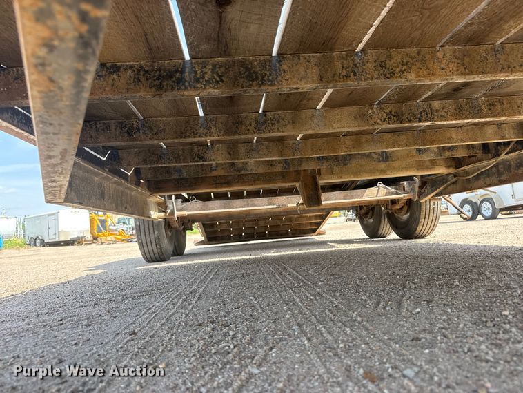 image for item NJ9188 2015 Kauffman tilt deck equipment trailer