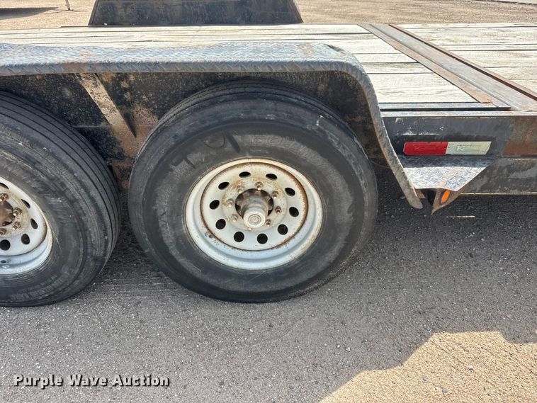 image for item NJ9188 2015 Kauffman tilt deck equipment trailer