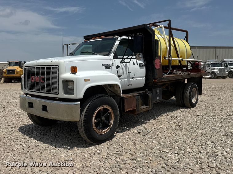 image for item NJ9190 1994 GMC TopKick flatbed truck
