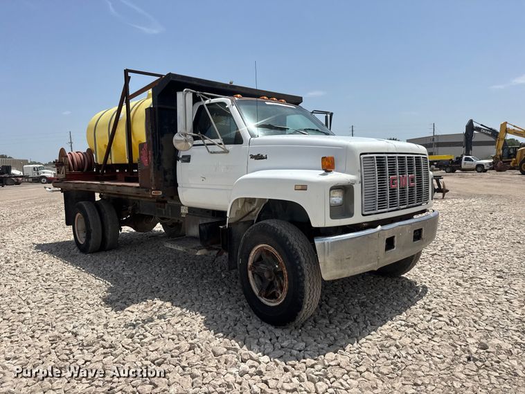 image for item NJ9190 1994 GMC TopKick flatbed truck