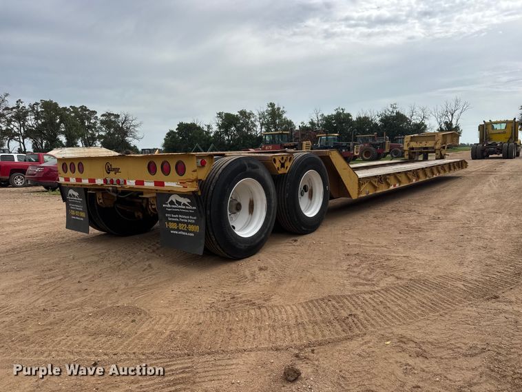 image for item NJ9198 2013 Witzco Challenger RG-35 lowboy equipment trailer