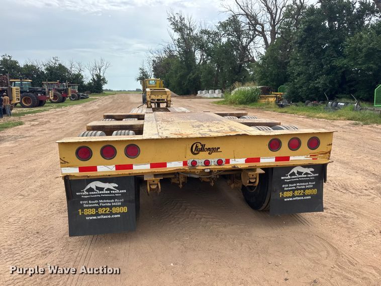 image for item NJ9198 2013 Witzco Challenger RG-35 lowboy equipment trailer