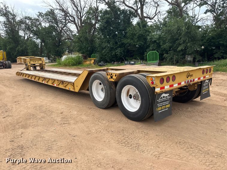 image for item NJ9198 2013 Witzco Challenger RG-35 lowboy equipment trailer