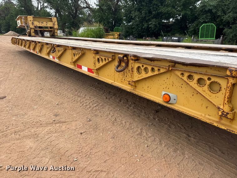 image for item NJ9198 2013 Witzco Challenger RG-35 lowboy equipment trailer