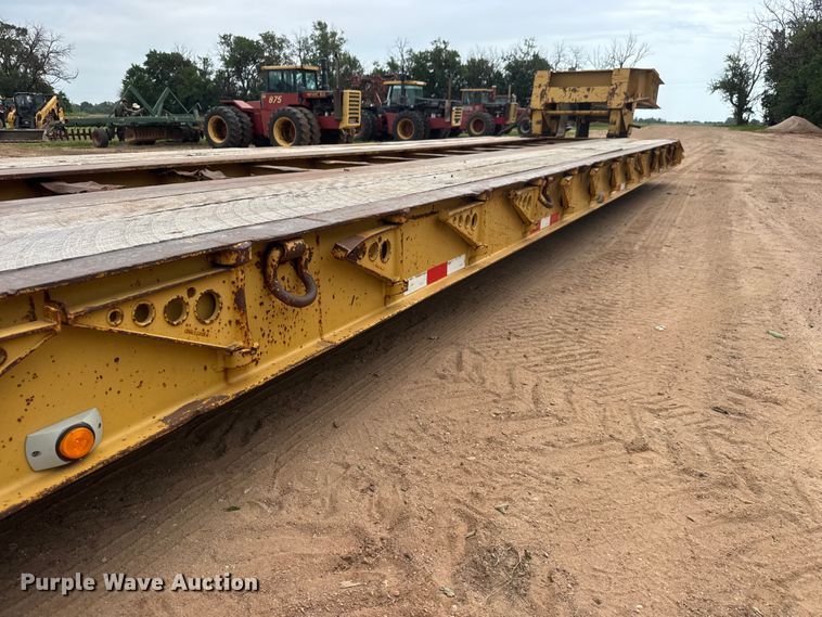 image for item NJ9198 2013 Witzco Challenger RG-35 lowboy equipment trailer