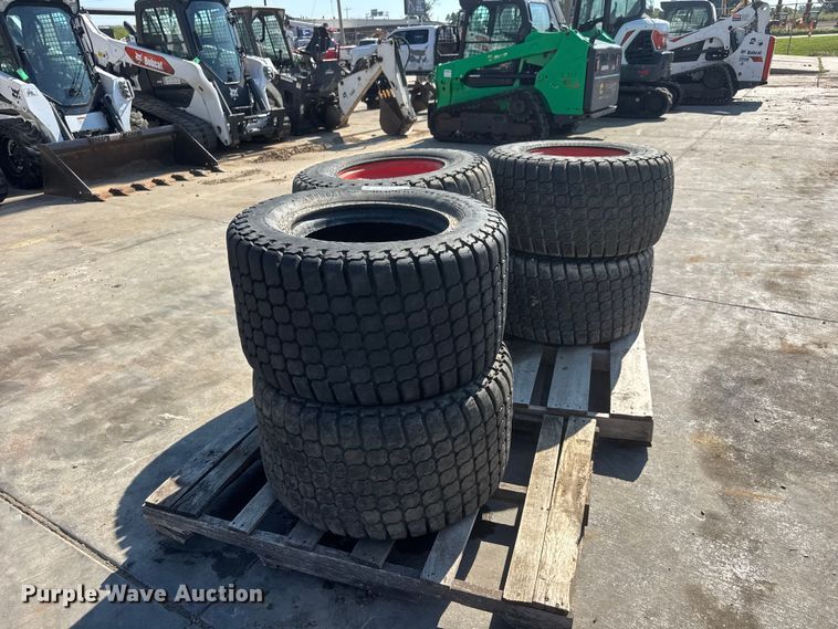 image for item NJ9228 (6) Bobcat 33x15.50-16.5 skid steer tires