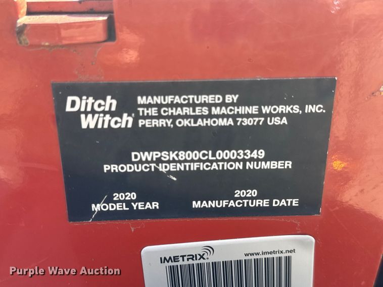 image for item NJ9229 2020 Ditch Witch SK800 compact utility loader