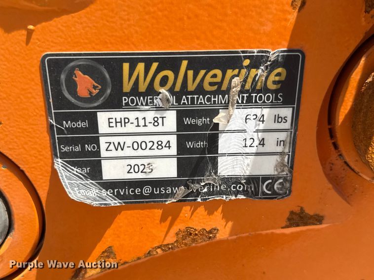 image for item NJ9238 2025 Wolverine EHP-11-8T hydraulic pulverizer