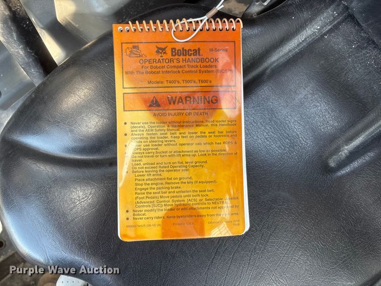 image for item NM9807 2019 Bobcat T595 tracked skid steer loader