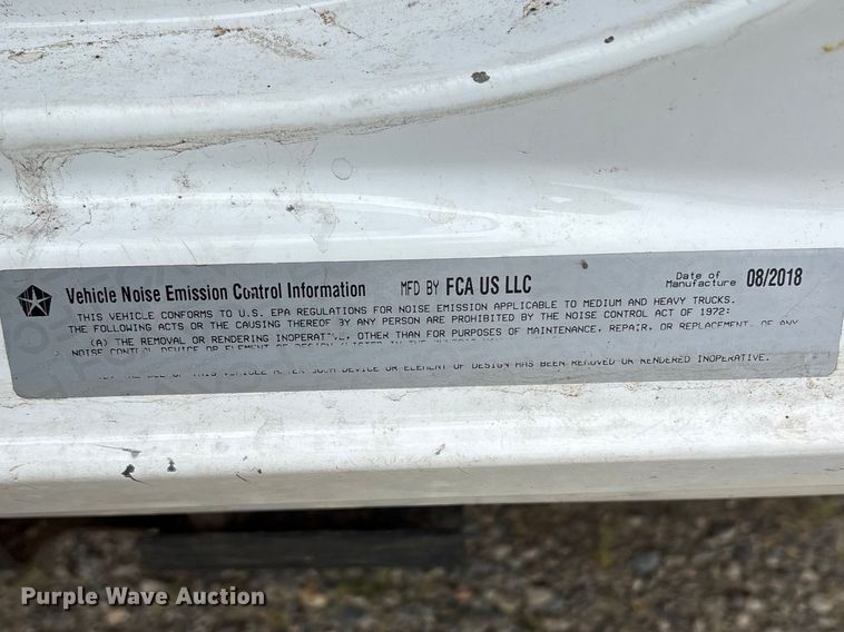 image for item YA2588 2018 RAM 5500 forestry bucket truck