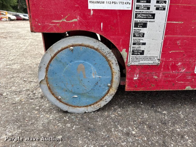 image for item YA3476 2019 MEC 1330SE scissor lift