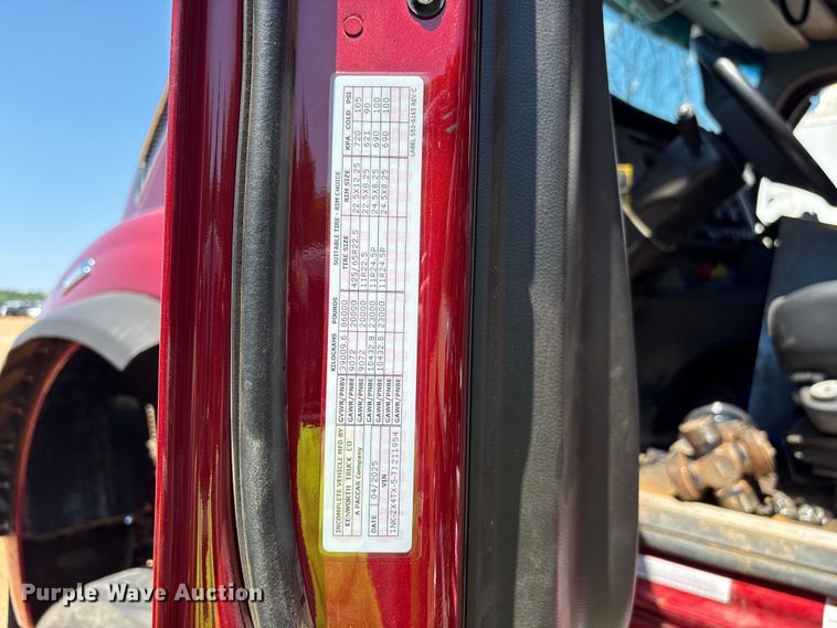 image for item YA3491 2026 Kenworth T880 dump truck