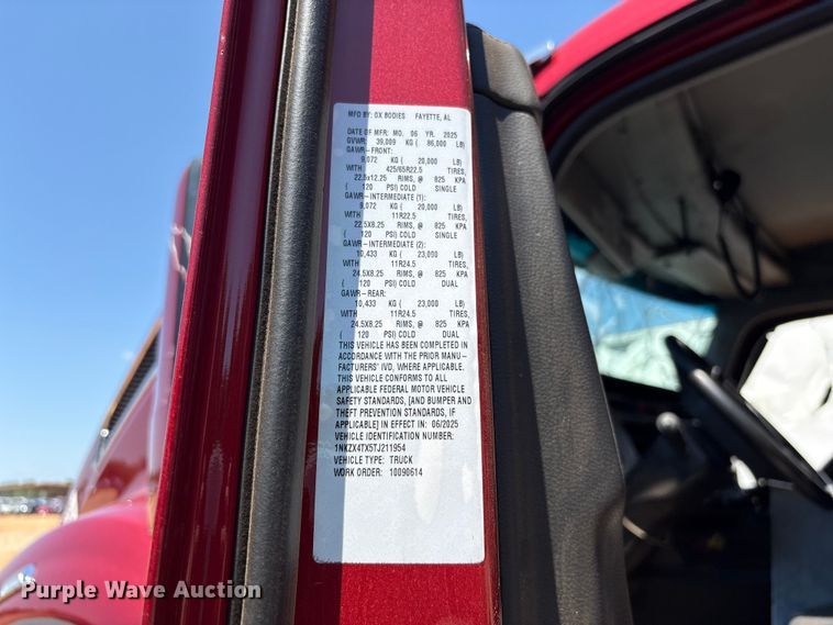 image for item YA3491 2026 Kenworth T880 dump truck