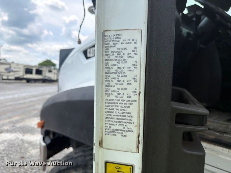 image for item YA3558 2016 Caterpillar CT660S dump truck