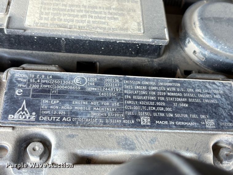 image for item YA3739 2021 Wacker Neuson DV60 site dumper