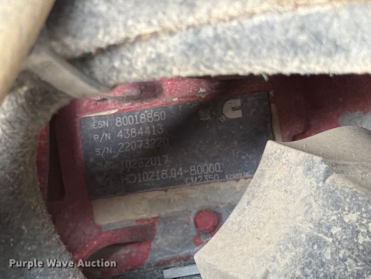 image for item YA3777 2018 Kenworth T800 dump truck