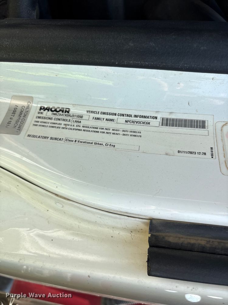 image for item YA3920 2024 Kenworth T880 dump truck