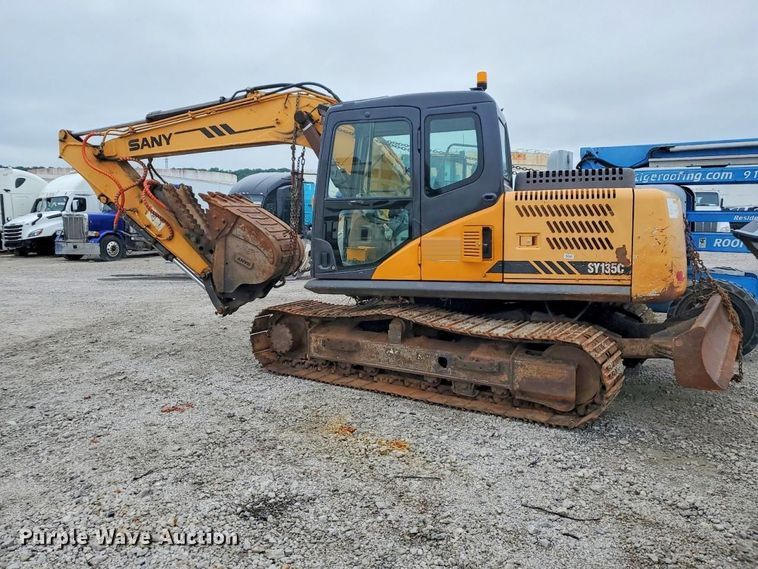 image for item YA3922 2016 Sany SY135C excavator