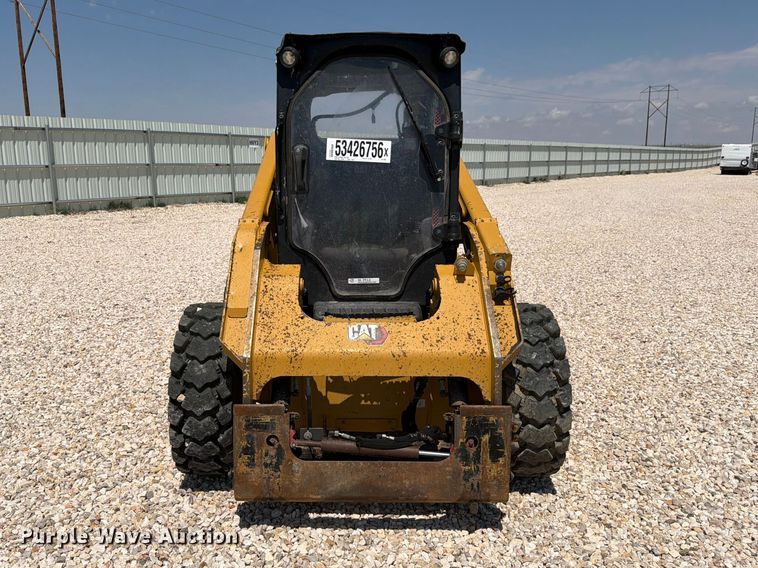 image for item YA3928 2022 Caterpillar 246D3 skid steer loader
