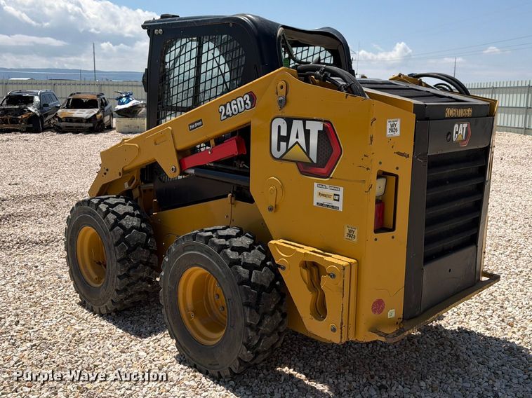 image for item YA3928 2022 Caterpillar 246D3 skid steer loader