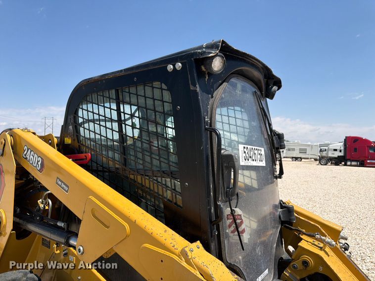 image for item YA3928 2022 Caterpillar 246D3 skid steer loader