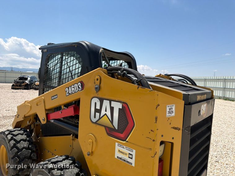 image for item YA3928 2022 Caterpillar 246D3 skid steer loader