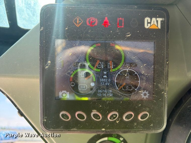 image for item YA3928 2022 Caterpillar 246D3 skid steer loader