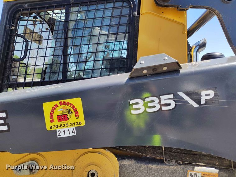 image for item YA4046 2024 John Deere 335 P-Tier tracked skid steer loader
