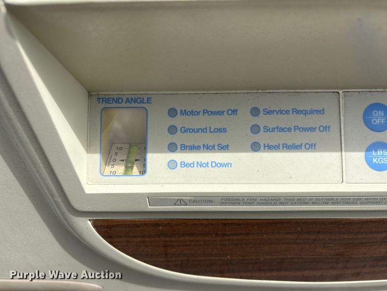 image for item DO5283 Hill-Rom Advanta P1600 hospital bed