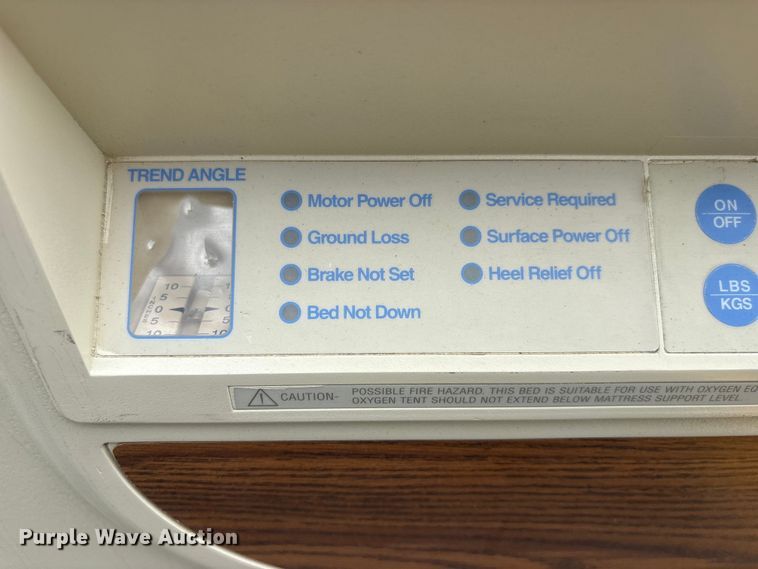 image for item DO5284 Hill-Rom Advanta P1600 hospital bed