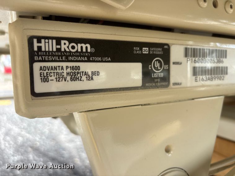image for item DO5284 Hill-Rom Advanta P1600 hospital bed