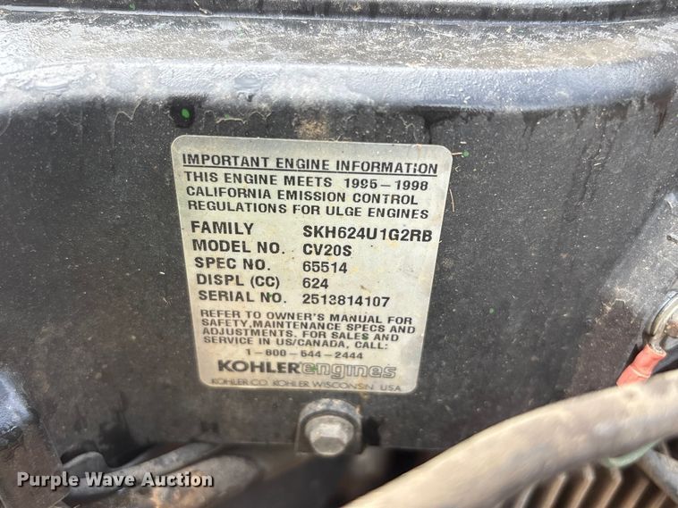 image for item DO5292 Scag SWZ-20CVE Lawn mower