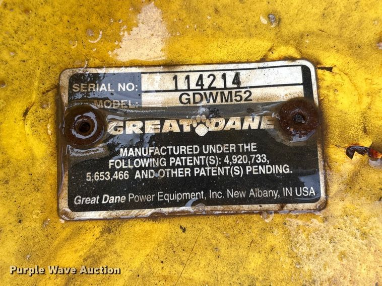 image for item DO5293 Great Dane GDWM52 ZTR lawn mower