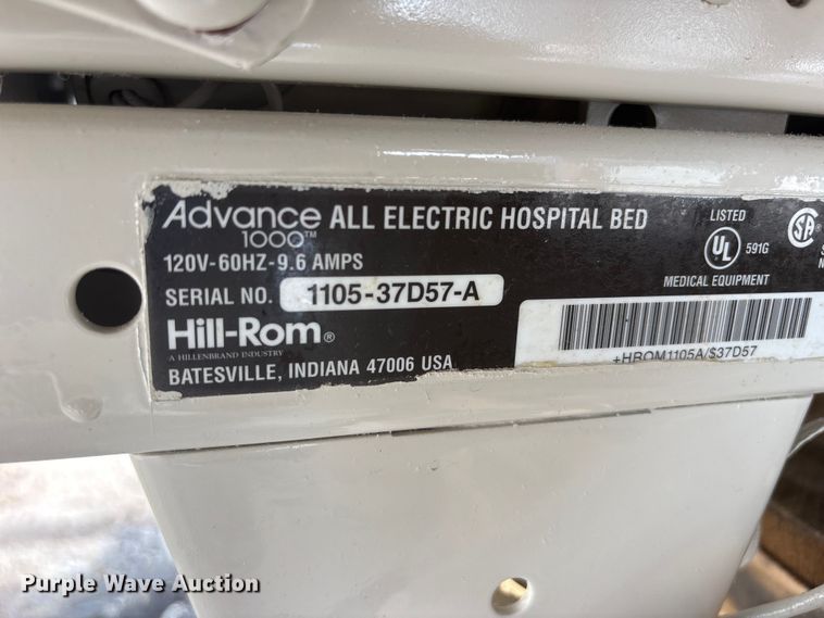 image for item DO5295 Hill-Rom Advance 1000 hospital bed