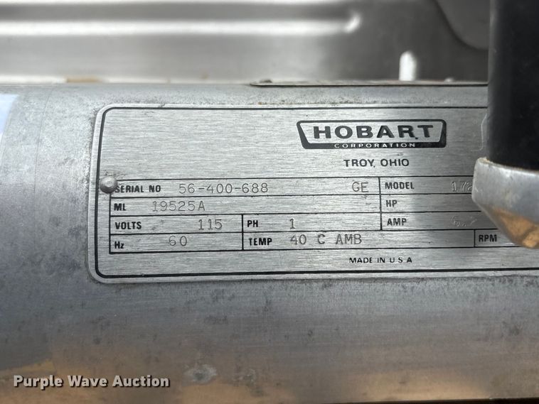 image for item DO5301 Hobart 1725 meat slicer