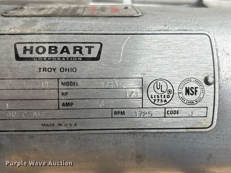image for item DO5301 Hobart 1725 meat slicer