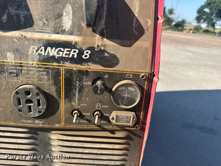 image for item DY2976 Lincoln Electric Ranger 8 welder/generator