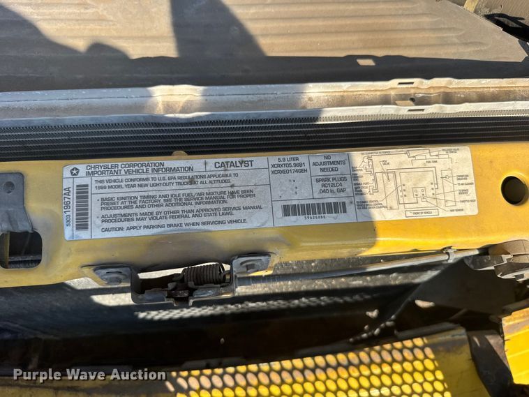 image for item DY2977 1999 Dodge Ram 1500 Ext. Cab pickup truck