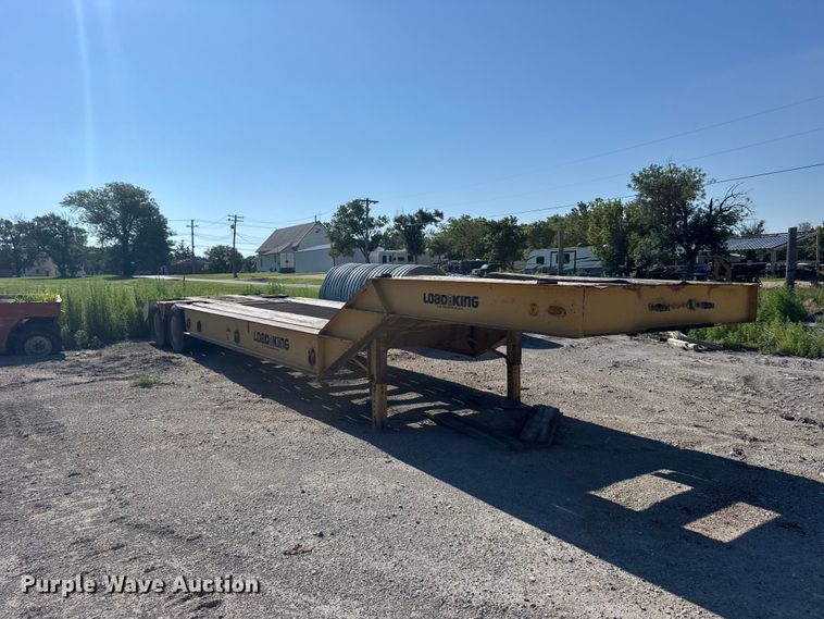 image for item DY2985 1986 Load King PCS352 drop deck equipment trailer