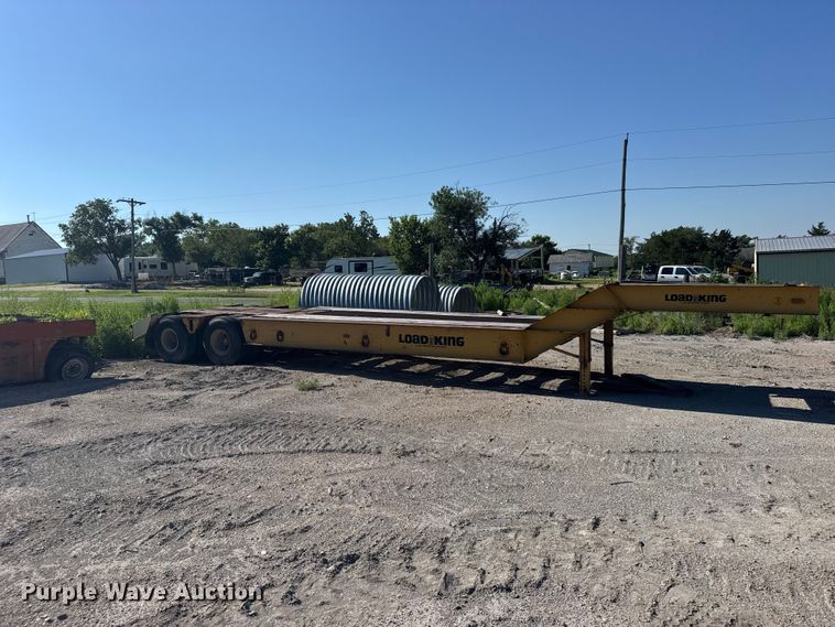 image for item DY2985 1986 Load King PCS352 drop deck equipment trailer