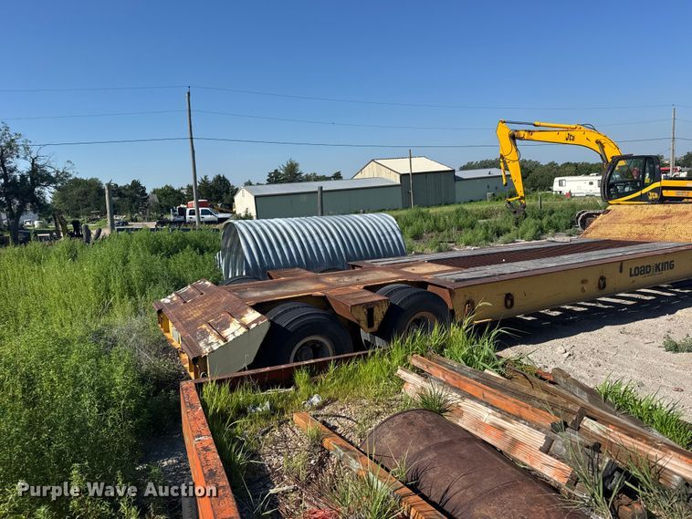 image for item DY2985 1986 Load King PCS352 drop deck equipment trailer