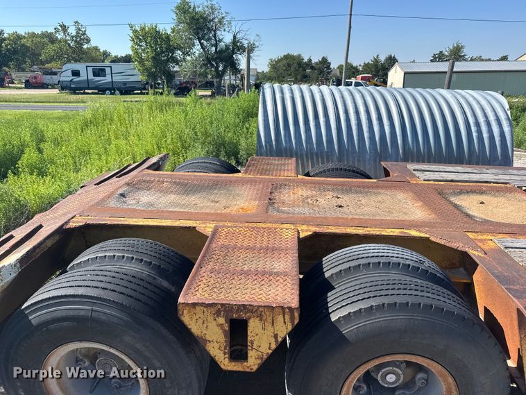 image for item DY2985 1986 Load King PCS352 drop deck equipment trailer
